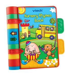 VTech Baby Nursery Rhymes Book | Light Up, Interactive, Musical Baby Book with Sounds £7.50 at Amazon