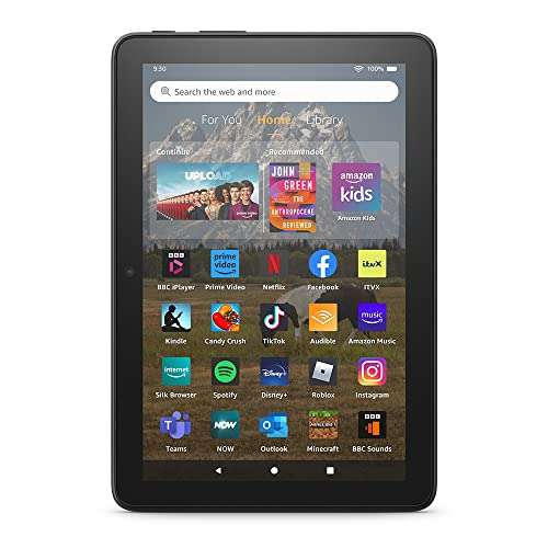 Fire HD 8 tablet | 8-inch HD display, 32 GB, 30% faster processor - £59.99 @ Amazon