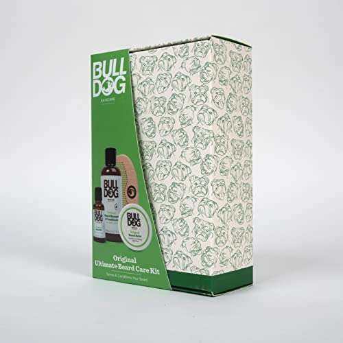 Bulldog Skincare - Original Ultimate Beardcare Kit for Men (Shampoo & Conditioner, Beard Oil, Beard Balm, Beard Comb) £8.50 @ Amazon