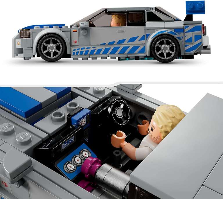 LEGO 76917 Speed Champions 2 Fast 2 Furious Nissan Skyline GT-R (R34) W/voucher