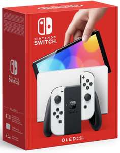 Nintendo Switch OLED Console - White, Neon Red / Neon Blue - Via Link In Description & Code - Sold by Shopto