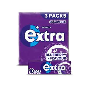 Extra Chewing Gum x3 packs - Blueberry / Apple 49p (Huddersfield)