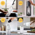 SodaStream Terra Sparkling Water Maker Machine, with 1 Litre Reusable BPA-Free Bottle for Carbonating & 60 Litre co2