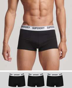3 Pack - Superdry Organic Cotton Trunks (Sizes S-XXL)