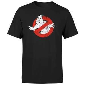 Ghostbusters Vintage Classic Logo Men's T-Shirt - Black- BATMAN Bat Logo Distressed Men's T-Shirt - Black & many more V/Voucher