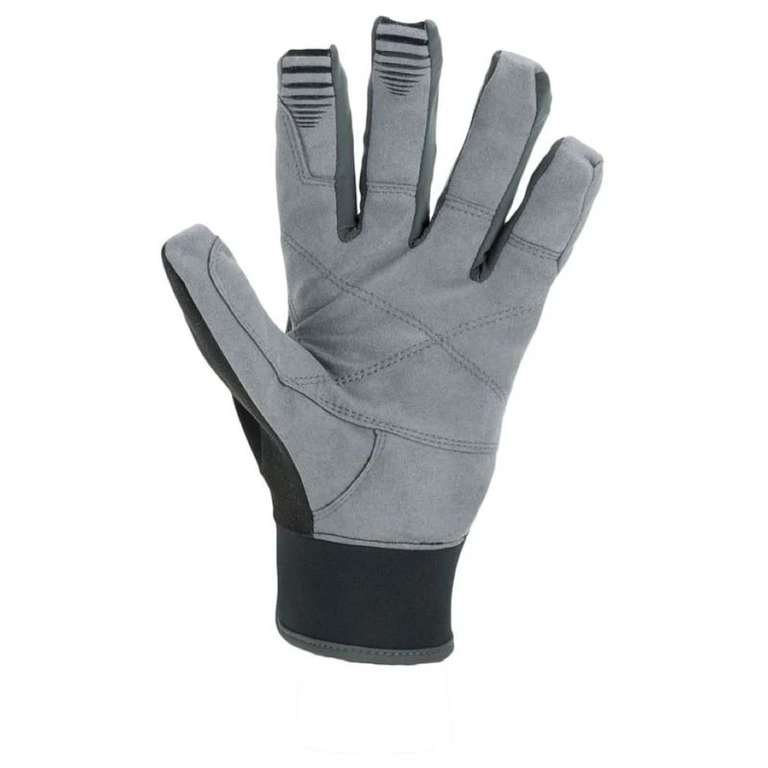 Waterproof SEALSKINZ Sutton MTB Gloves in Black/Grey or Black/Red at ...