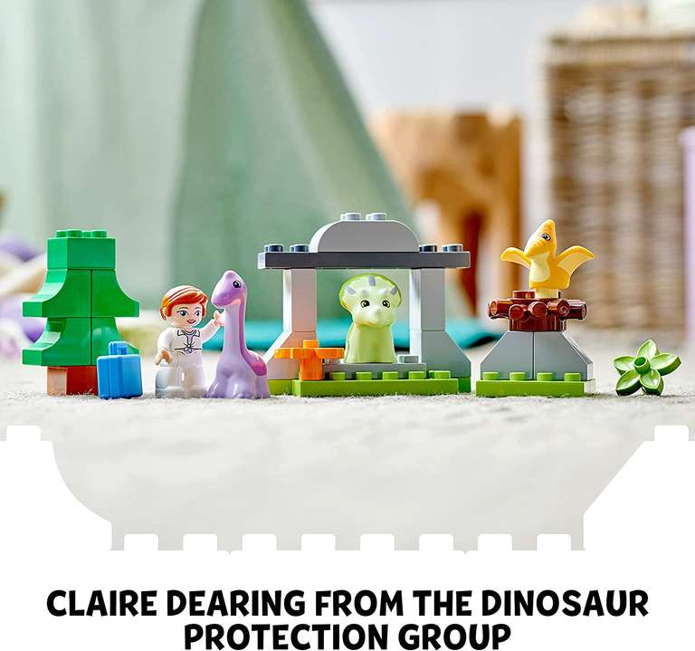 LEGO 10938 Duplo Jurassic World Dinosaur Nursery Toys with Baby Triceratops Figure £9.89 @ Amazon