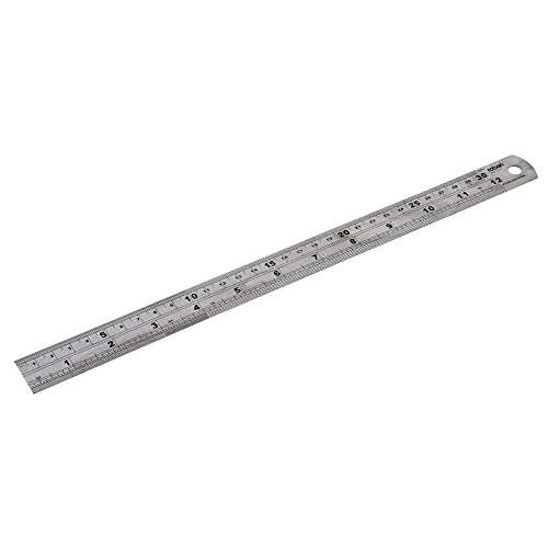 Rolson 50824 300mm Stainless Steel Ruler 30cm £1.29 @ Amazon