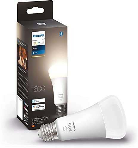 Philips Hue New White Smart Light Bulb 100W - 1600 Lumen E27