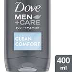 Dove Men+Care Clean Comfort Body wash 400ml min order 3 - £5.13 @ Amazon