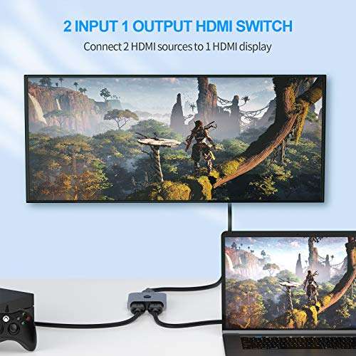 TECKNET HDMI Switch 4K@60Hz HDMI Splitter Aluminium Alloy Bi-directional Switcher, £6.99 Dispatches from Amazon Sold by TECKNET