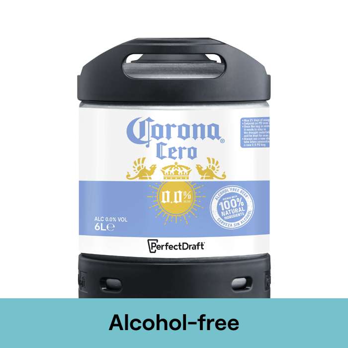 Short Date Corona Cero (0.0% abv) 6L Keg BBE March 24