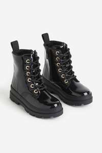 H&M Girls Warm-lined lace-up boots. Member price. Need to add 20% discount to basket