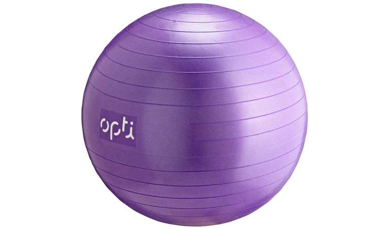 Opti Purple Gym Ball - 65cm £7.33 with Click and Collect @ Argos