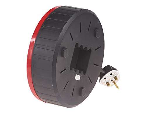 Schneider Electric Thorsman - 4 Socket Extension Lead Reel, 10m, 13A, 240V, with Safety Cut Out