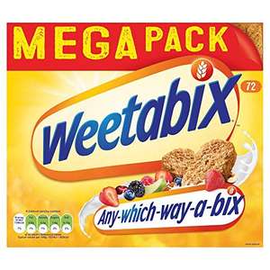 Weetabix Cereal Biscuits, 72 Count