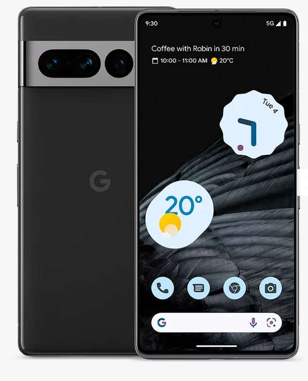 Google Pixel 7 Pro Smartphone, Android, 6.7”, 5G, SIM Free, 128GB £749 + £100 trade in discount @ John Lewis & Partners