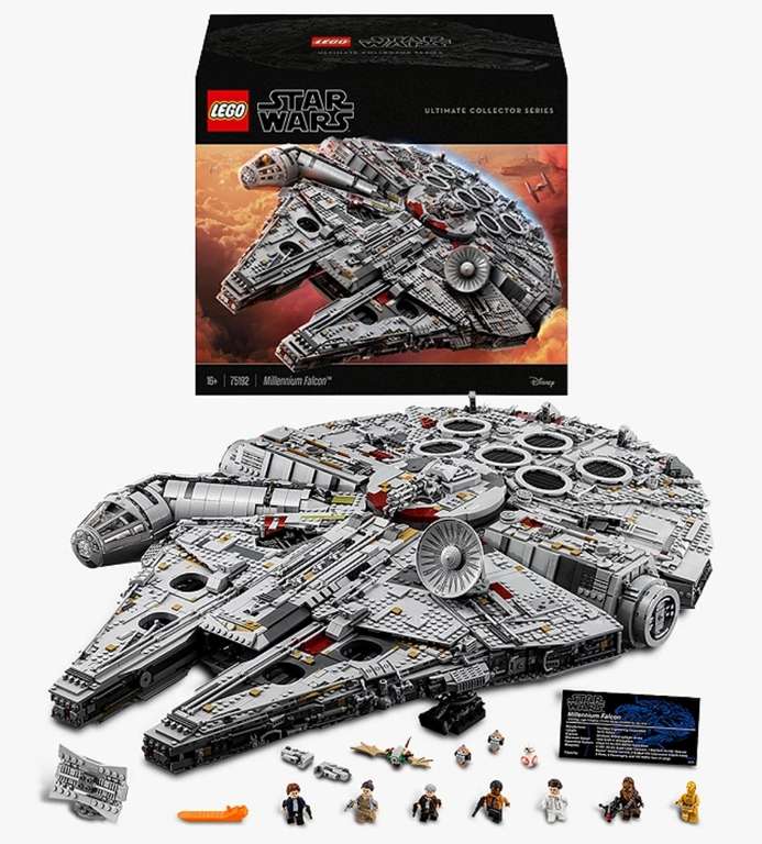 20% off LEGO: LEGO Star Wars 75290 Mos Eisley Cantina £275.99 / 75331 Razor Crest £415.99 / 75365 Yavin 4 Rebel Base £119.99 + more w/code