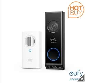 eufy 2K Video Doorbell E340 8GB Local Storage with Chime