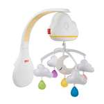 Fisher-Price Sound Machine Calming Clouds Mobile & Soother Convertible Crib to Tabletop with Music & Lights for Newborn to Toddler
