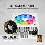 Corsair CX550F RGB, 80 PLUS Bronze Fully Modular ATX Power Supply - £54.08 @ Amazon
