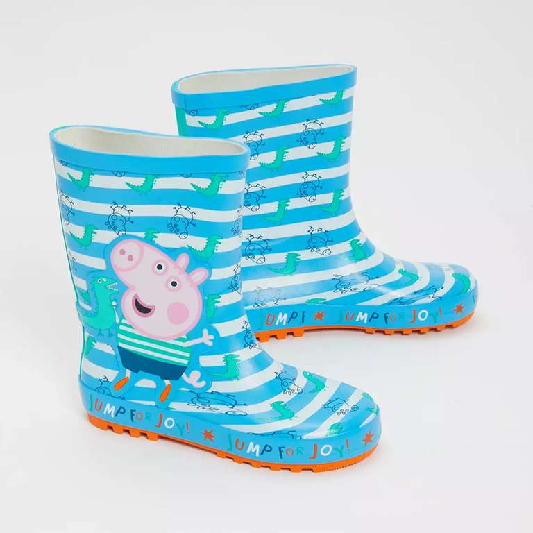 Infant Peppa Pig Blue George Wellies - £5.50 Using Click & Collect @ Argos