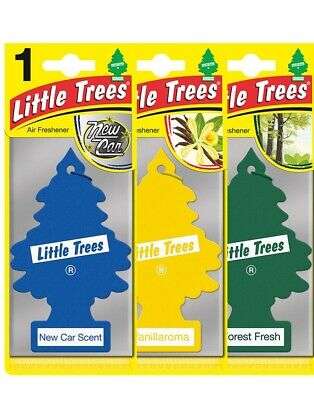 Little Tree Air Freshener Pack of 3 - Forest Fresh / Vanillaroma / New Car Scent - £1.80 with free collection @ Euro Car Parts