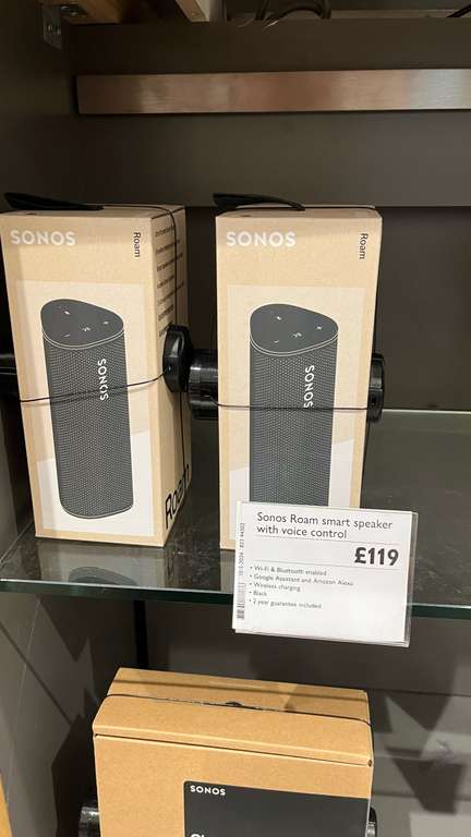 Sonos Roam Smart Speaker with Voice Control - Cheadle