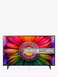 LG 43UR80006LJ (2023) 5 YEAR WARRANTY - LED HDR 4K Ultra HD Smart TV, 43 inch with Freeview Play/Freesat HD, Ashed Blue W/Code