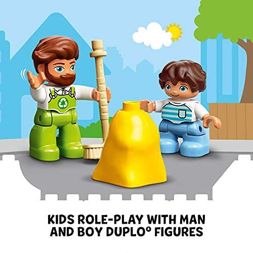 LEGO 10945 DUPLO Town Garbage Truck and Recycling Educational Toy for Toddlers 2 + £12 @ Amazon