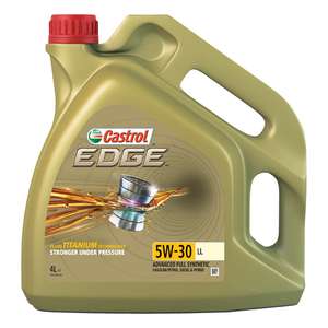 Castrol EDGE 5W-30 LL Engine Oil 4L £22.78 in store (Members Only) @ Costco