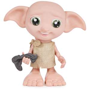 Wizarding World Harry Potter, Interactive Magical Dobby Elf Doll with Sock, over 30 Sounds and Phrases, 21.6cm