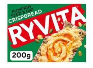 Ryvita Crisp Bread 200G Five Varieties 95p (Clubcard Price) @ Tesco