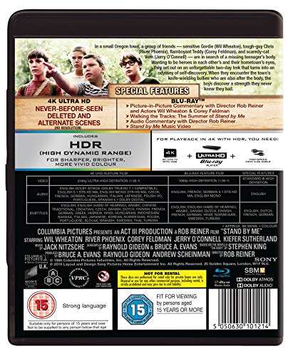Stand By Me [4K Ultra-HD] [Blu-ray] [2019] [Region Free] £11.99 @ Amazon