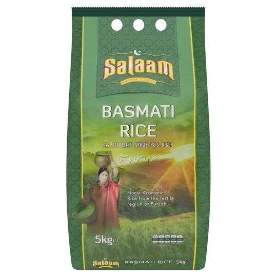 Salaam Basmati Rice 5Kg (Clubcard Price)