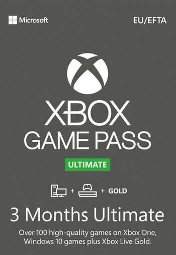 Xbox Game Pass Ultimate – 3 Month Subscription (Xbox One/ Windows 10) Xbox Live Key (Turkey) VPN - £8.88 @ Eneba / Best-Pick