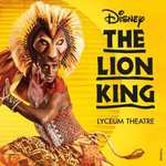 The Lion King theatre tickets - from £23.50 per person including weekends - Lyceum Theatre London - Feb to Oct dates @ Disney Tickets