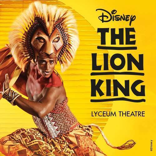 The Lion King theatre tickets - from £23.50 per person including weekends - Lyceum Theatre London - Feb to Oct dates @ Disney Tickets