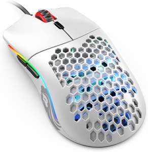 Glorious Model O RGB Gaming Mouse, 6 Programmable Buttons - Matte White - £37.99 @ Amazon