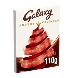 Galaxy Smooth Milk Chocolate Christmas Advent Calendar 110g