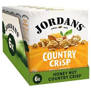 Jordans Country Crisp 6 x 500g 4 flavours £11.94 / £10.15 Subscribe & Save £8.36 with 15% Voucher On 1st S&S @ Amazon