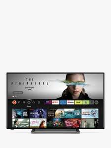Toshiba 55UF3D53DB (2022) LED HDR 4K Ultra HD Smart Fire TV, 55 inch. Freeview Play, Black £279 with code for MY JL members @ John Lewis