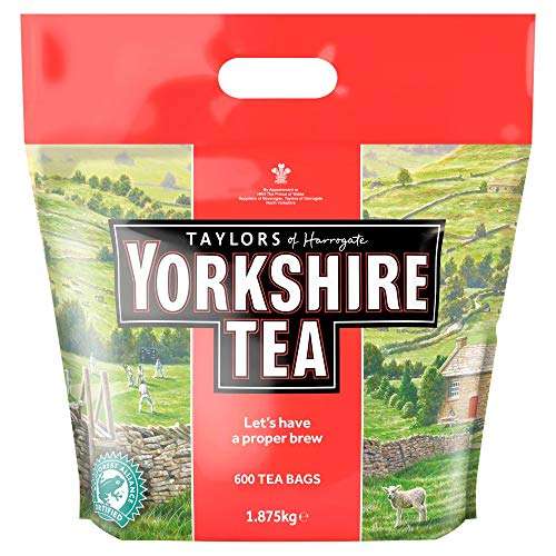 Yorkshire Tea Bags 1.875 Kg (600 tea bags) £13.75 @ Amazon