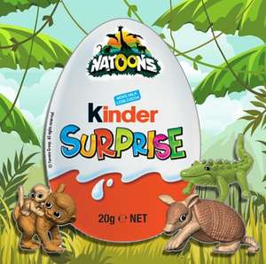 36 x natoons kinder surprise animal egg toy 20g £20 @ Yankee bundles - Best Before 29/04/2022