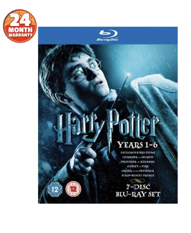 Used: Harry Potter - Years 1-6 (Blu-ray) Free Click & Collect