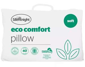 Silentnight Eco Comfort Soft Pillow with Two Year Warranty- Free C&C