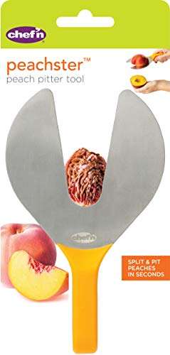 Chef'n Peachster Peach Pitter, Stainless Steel, Peach, 10 x 16 x 2.5 cm - £5.88 @ Amazon