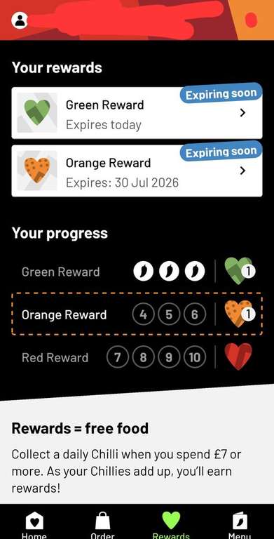 Nando's Orange Reward: 1/2 Chicken or Burger – FREE for 116,000 ...
