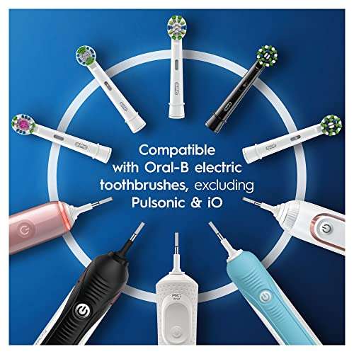 Oral-B Precision Clean Electric Toothbrush Head CleanMaximiser Technology, Excess Plaque Remover, Pack of 12 Toothbrush Heads - £15.94 S&S
