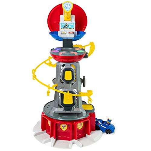 Paw Patrol, Mighty Pups Super PAWs Lookout Tower Playset with Lights and Sounds - £48 (free collection) @ Argos